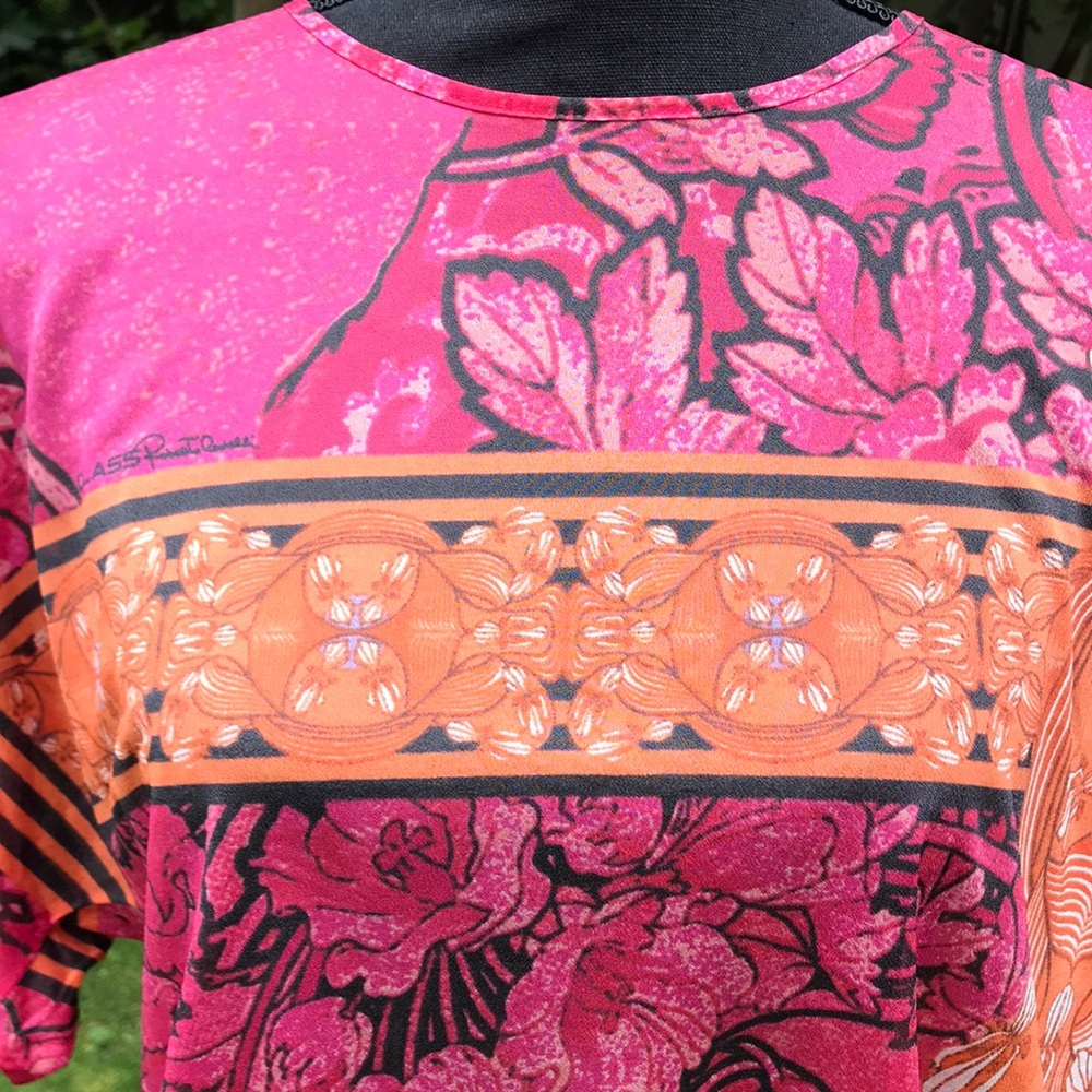 Class By Roberto Cavalli Asymmetrical Sleeve Top - image 2